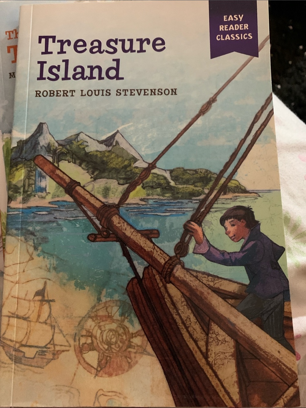 Vintage Treasure Island Easy Reader Classic paper back